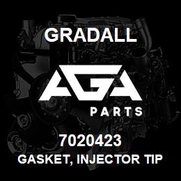 7020423 Gradall GASKET, INJECTOR TIP | AGA Parts