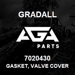 7020430 Gradall GASKET, VALVE COVER | AGA Parts