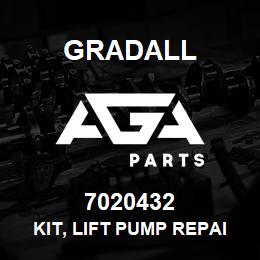 7020432 Gradall KIT, LIFT PUMP REPAIR | AGA Parts