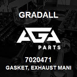 7020471 Gradall GASKET, EXHAUST MANIFOLD | AGA Parts