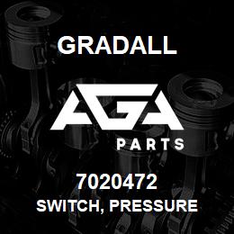 7020472 Gradall SWITCH, PRESSURE | AGA Parts