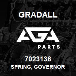 7023136 Gradall SPRING, GOVERNOR | AGA Parts