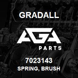 7023143 Gradall SPRING, BRUSH | AGA Parts