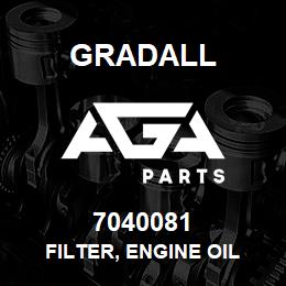 7040081 Gradall FILTER, ENGINE OIL | AGA Parts