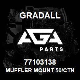 77103138 Gradall MUFFLER MOUNT 50/CTN | AGA Parts