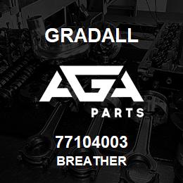 77104003 Gradall BREATHER | AGA Parts