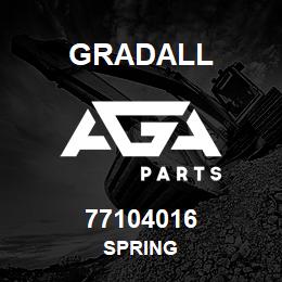 77104016 Gradall SPRING | AGA Parts