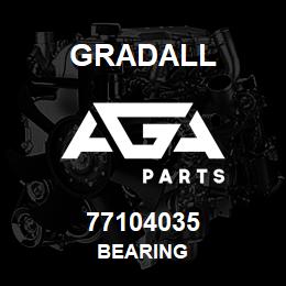 77104035 Gradall BEARING | AGA Parts