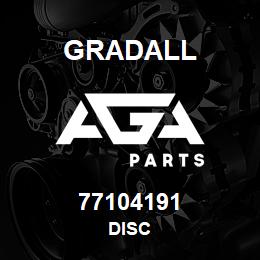 77104191 Gradall DISC | AGA Parts