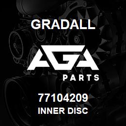 77104209 Gradall INNER DISC | AGA Parts