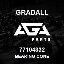 77104332 Gradall BEARING CONE | AGA Parts