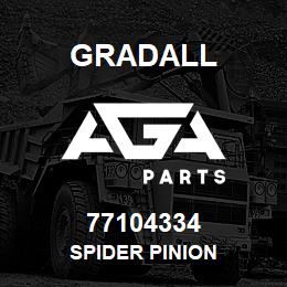 77104334 Gradall SPIDER PINION | AGA Parts