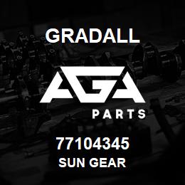 77104345 Gradall SUN GEAR | AGA Parts