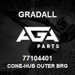 77104401 Gradall CONE-HUB OUTER BRG | AGA Parts