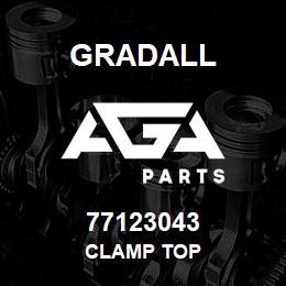 77123043 Gradall CLAMP TOP | AGA Parts