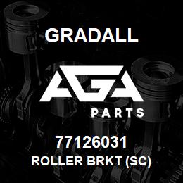 77126031 Gradall ROLLER BRKT (SC) | AGA Parts