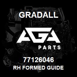 77126046 Gradall RH FORMED GUIDE | AGA Parts