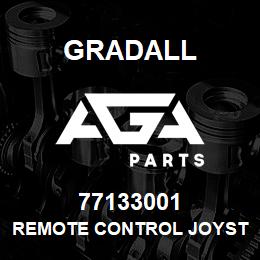 77133001 Gradall REMOTE CONTROL JOYSTICK WITH 3 | AGA Parts