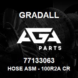 77133063 Gradall HOSE ASM - 100R2A CRIMP 3200 | AGA Parts