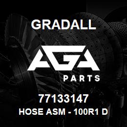 77133147 Gradall HOSE ASM - 100R1 D | AGA Parts