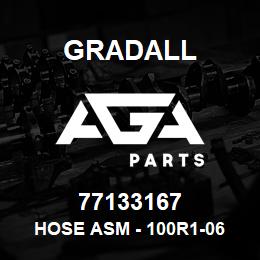 77133167 Gradall HOSE ASM - 100R1-06 LF | AGA Parts