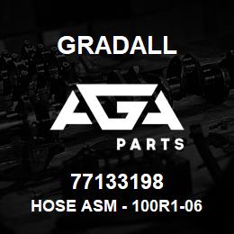 77133198 Gradall HOSE ASM - 100R1-06 LF | AGA Parts