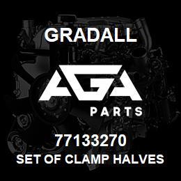 77133270 Gradall SET OF CLAMP HALVES | AGA Parts