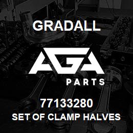 77133280 Gradall SET OF CLAMP HALVES | AGA Parts