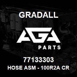 77133303 Gradall HOSE ASM - 100R2A CRIMP 3200 | AGA Parts