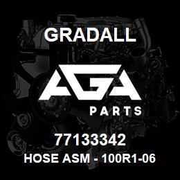 77133342 Gradall HOSE ASM - 100R1-06 D | AGA Parts