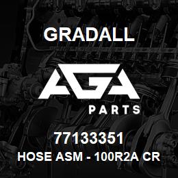 77133351 Gradall HOSE ASM - 100R2A CRIMP 3200 | AGA Parts