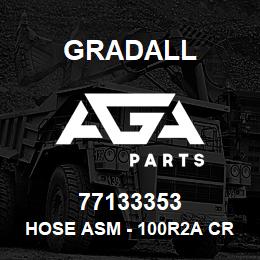 77133353 Gradall HOSE ASM - 100R2A CRIMP 2550 | AGA Parts