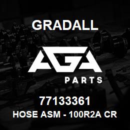 77133361 Gradall HOSE ASM - 100R2A CRIMP 3200 | AGA Parts