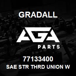 77133400 Gradall SAE STR THRD UNION WITH O RING | AGA Parts