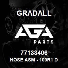 77133406 Gradall HOSE ASM - 100R1 D | AGA Parts