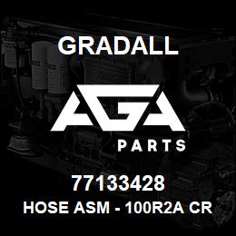 77133428 Gradall HOSE ASM - 100R2A CRIMP 3200 | AGA Parts