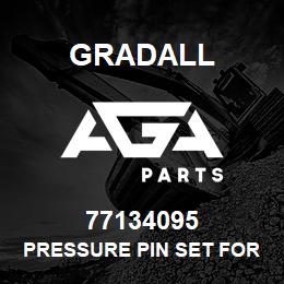 77134095 Gradall PRESSURE PIN SET FOR 7713-3001 | AGA Parts