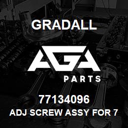 77134096 Gradall ADJ SCREW ASSY FOR 7713-3182 | AGA Parts