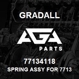 77134118 Gradall SPRING ASSY FOR 7713-3008 CONT | AGA Parts