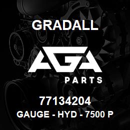 77134204 Gradall GAUGE - HYD - 7500 PSI | AGA Parts