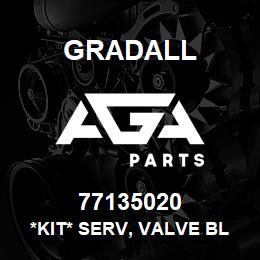 77135020 Gradall *KIT* SERV, VALVE BLOCK | AGA Parts