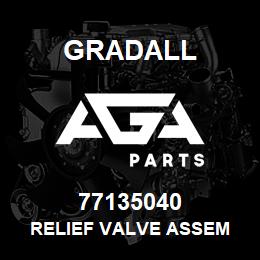 77135040 Gradall RELIEF VALVE ASSEM | AGA Parts