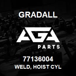 77136004 Gradall WELD, HOIST CYL | AGA Parts