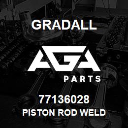 77136028 Gradall PISTON ROD WELD | AGA Parts