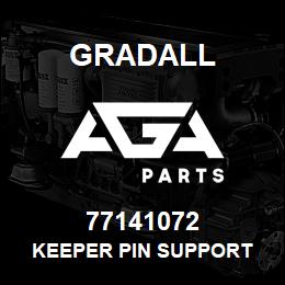 77141072 Gradall KEEPER PIN SUPPORT | AGA Parts