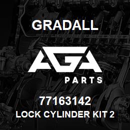 77163142 Gradall LOCK CYLINDER KIT 2 KEYS PER | AGA Parts