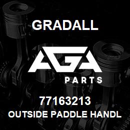 77163213 Gradall OUTSIDE PADDLE HANDLE KEY | AGA Parts