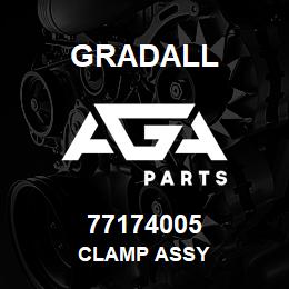 77174005 Gradall CLAMP ASSY | AGA Parts