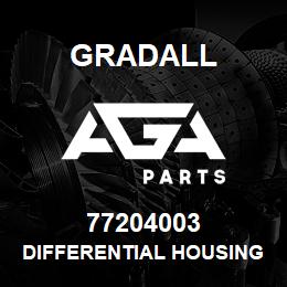 77204003 Gradall DIFFERENTIAL HOUSING ASSEM | AGA Parts