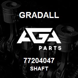 77204047 Gradall SHAFT | AGA Parts